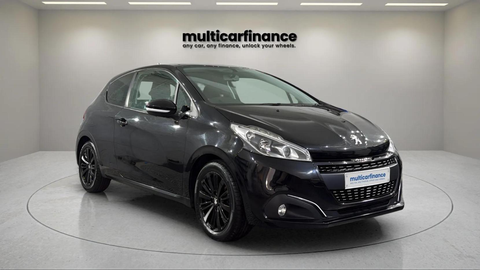 Peugeot 208 1.2 PureTech Black Edition Hatchback 3dr Petrol Manual Euro 6 (82 ps)