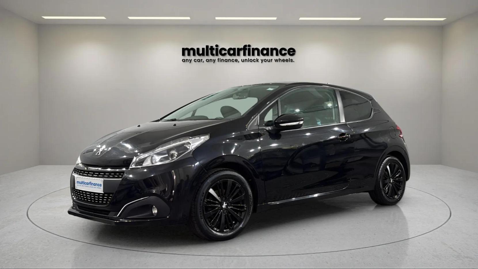 Peugeot 208 1.2 PureTech Black Edition Hatchback 3dr Petrol Manual Euro 6 (82 ps)